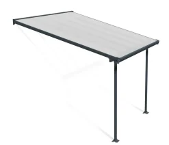 Terassikatos Palram-Canopia Feria 3 x 3 m harmaa/kirkas