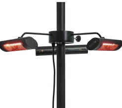 Terassilämmitin HEAT1 Eco High-line 3 x 670W kaukosäädin musta