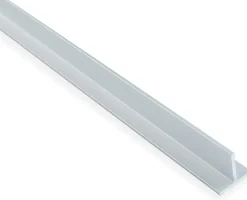 T-Lista Maler sileä 2x20x20x1000mm alumiini hopea anodisoitu