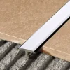 T-peitelista Progress Profiles Procover 2,7m 20mm kiiltävä rst