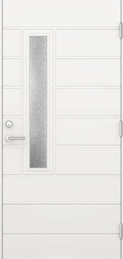 Ulko-ovi Oulux Modern 9-10x21 karmi 115 mm valkoinen