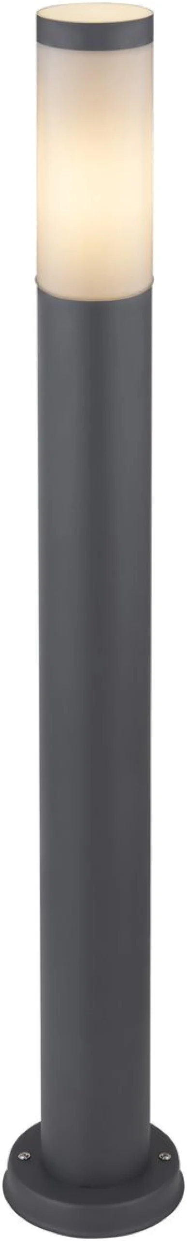 Ulkopylväsvalaisin Globo Boston IP44 80 cm antrasiitti