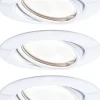 Upotettava LED-valaisin Paulmann Base, 3kpl, Ø 90mm, GU10, 5W, 350lm, 3000K, eri värejä