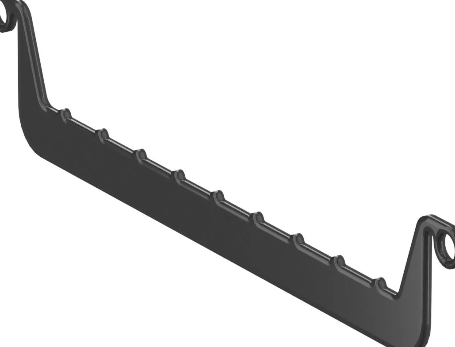 Vaateripustin Sovella 400 mm syvyyssuuntainen musta