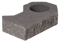Vallikivi kulmaan HB-Betoni oikea 364x215x100 mm musta
