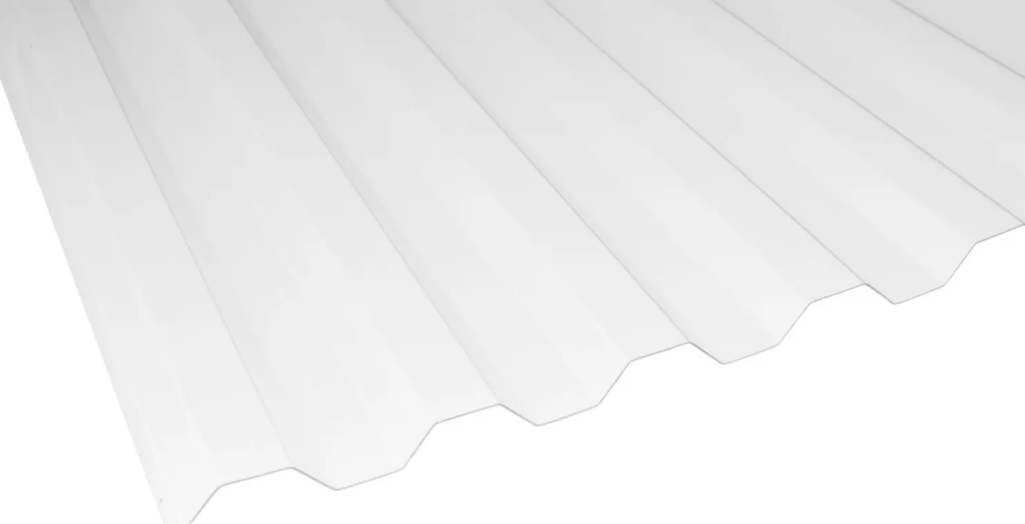 Valokate Keraplast PC Sun Trapetsi, 1mm, opaali, lev. 1040mm, määrämittainen