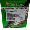 Valokateruuvi Meltex 4,8x35 mm tiivisterenkaalla sinkki-nikkeli pinnoite 100 kpl