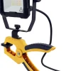 Valonheitin LED Energie, 20W, 1700lm, IP44, puristimella, keltainen