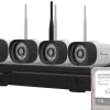 Valvontakamerapaketti Celotron Nivian Professional, 3MP, 4 kameraa, 10 kanavaa, 1Tb