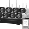 Valvontakamerapaketti Celotron Nivian Professional, 3MP, 8 kameraa, 16 kanavaa, 1Tb