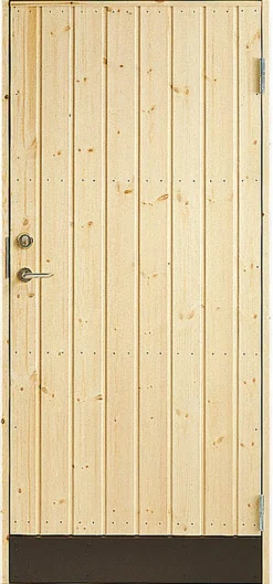 Varaston ovi Jabo 18° suora paneeli vasen 80x190cm