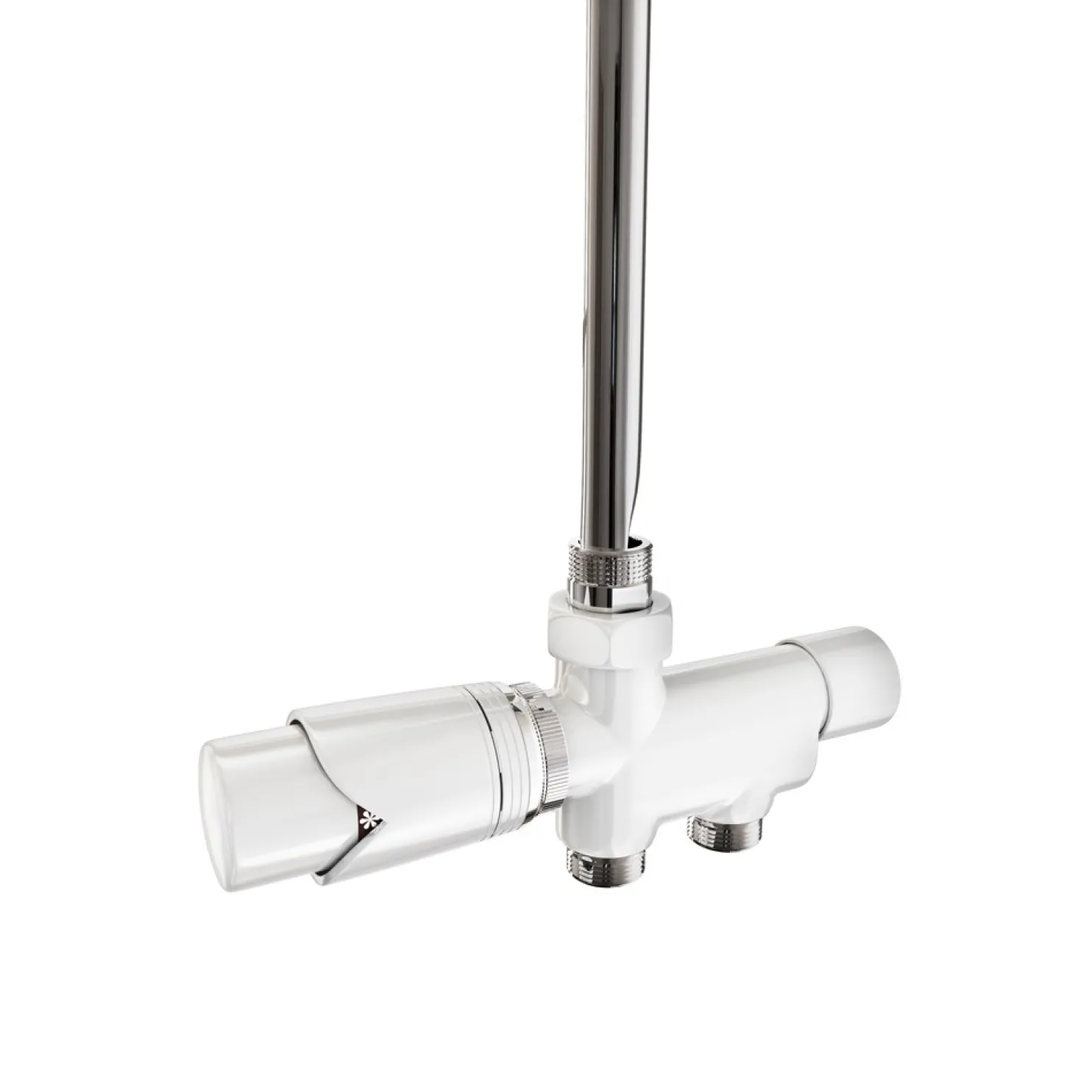 Venttiili Nordhem NV2 termostaatilla 430 mm C/C 40 mm valkoinen