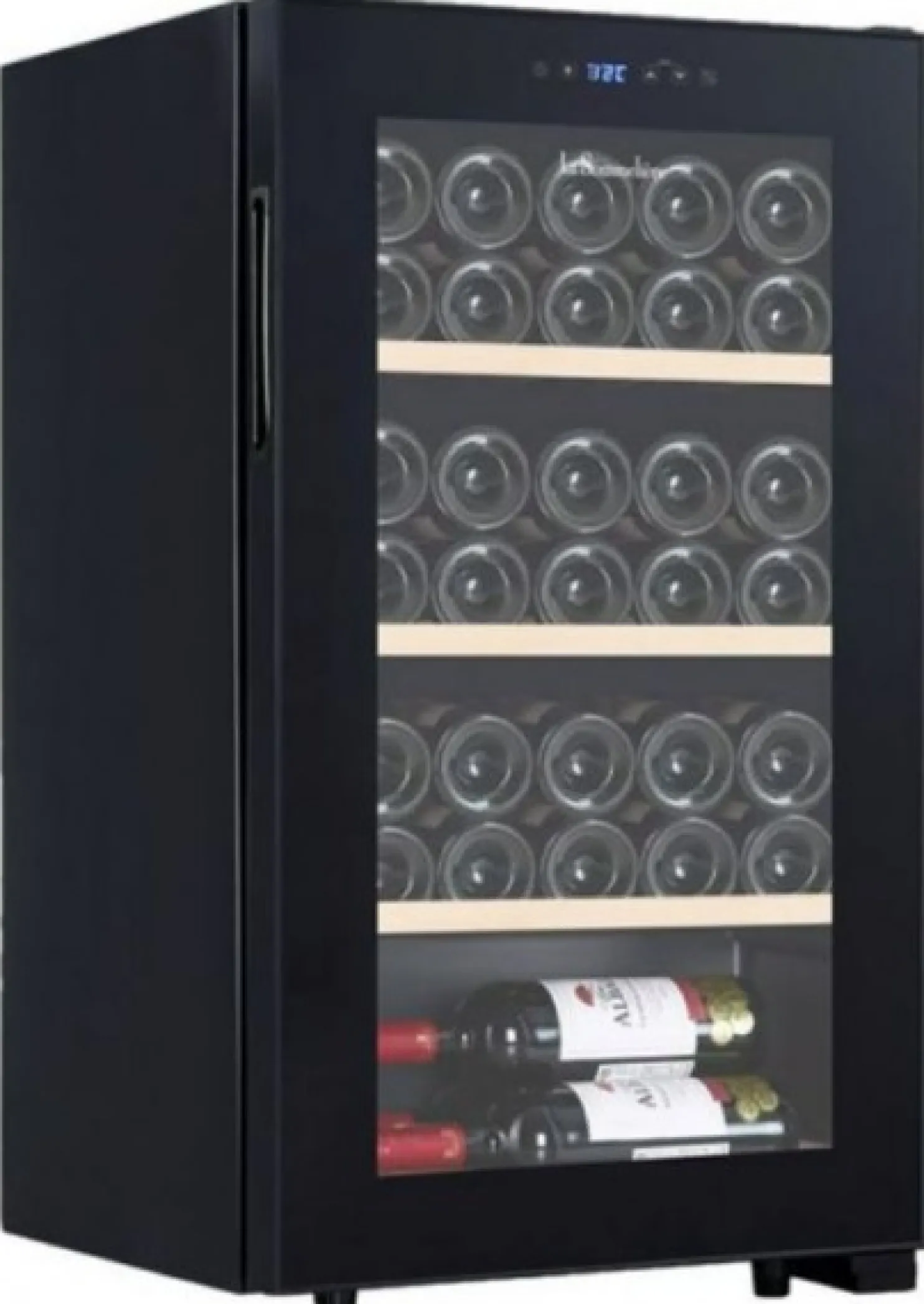 Viinikaappi la Sommeliere LS36BLACK, 48cm, 1 lämpötila-alue, vapaasti seisova, musta