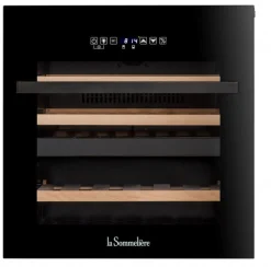 Viinikaappi la Sommeliere lSBI36BDZ, 59cm, 2 lämpötila-aluetta, integroitava, musta