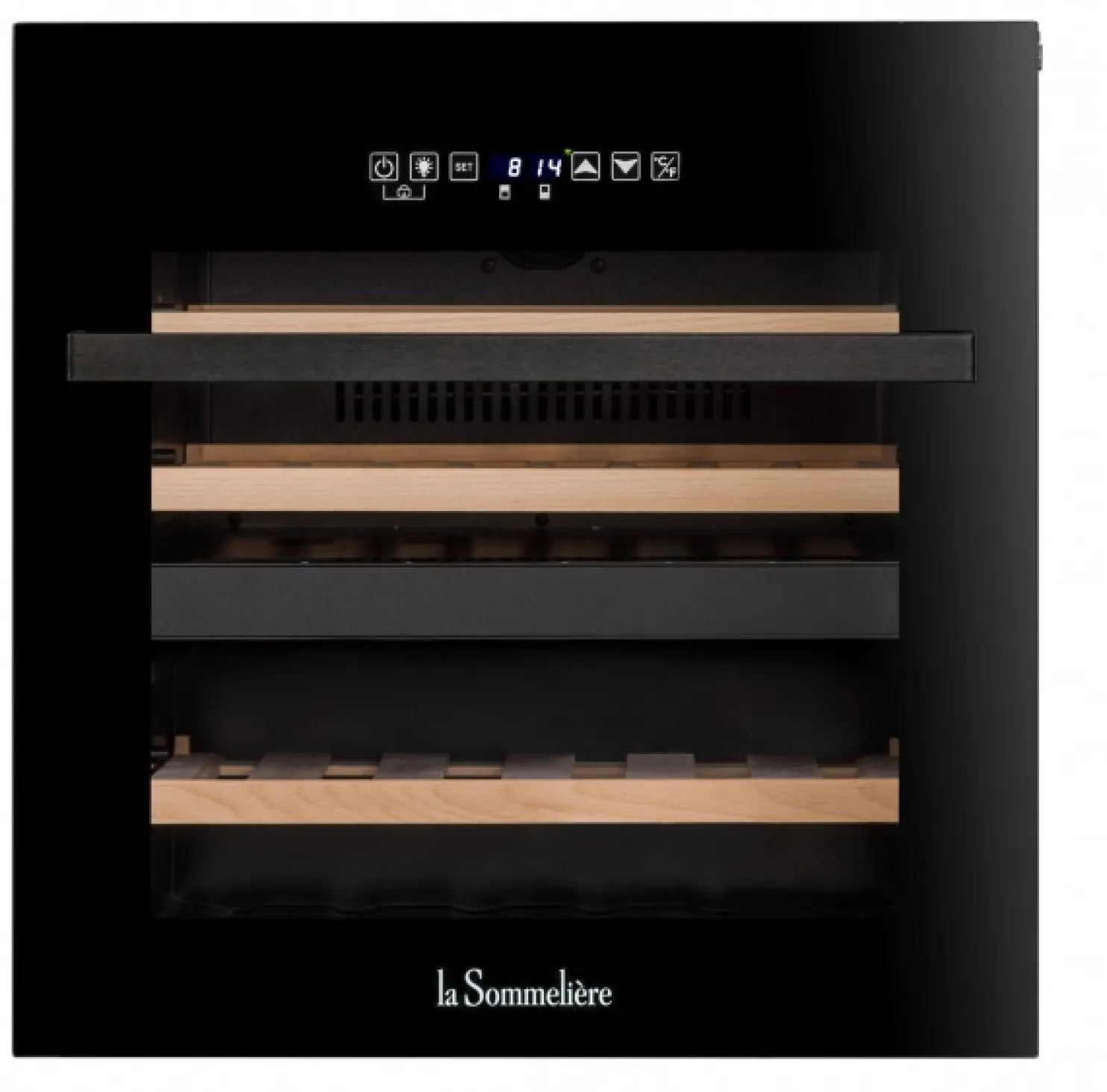 Viinikaappi la Sommeliere lSBI36BDZ, 59cm, 2 lämpötila-aluetta, integroitava, musta