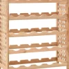 Viiniteline 25 pullolle pähkinäpuu 63x25x73 cm