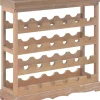 Viiniteline ruskea 70x22,5x70,5 cm mdf