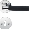 Väliovenpainike Beslagsboden Design B874KN avainkilvellä kiillotettu kromi/musta ABS
