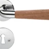 Väliovenpainike Beslagsboden Design B875EKN avainkilvellä kiillotettu kromi/tammi