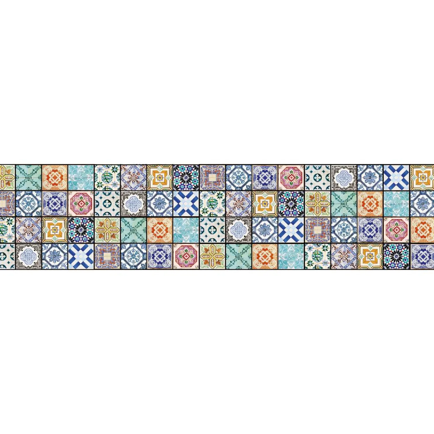 Välitilatarra Dimex Vintage Tiles 180-350x60cm
