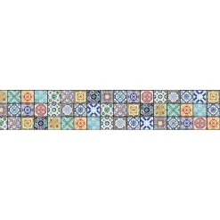 Välitilatarra Dimex Vintage Tiles 180-350x60cm