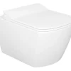 WC-istuin Creavit Elegant Rim-Off seinämalli valkoinen soft-close kansi
