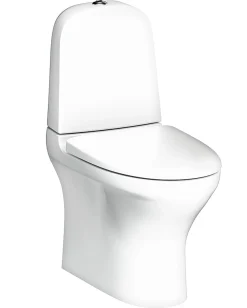 WC-istuin Gustavsberg Estetic 8300 piilo S/P-lukko, Hygienic Flush, C+, mattavalkoinen