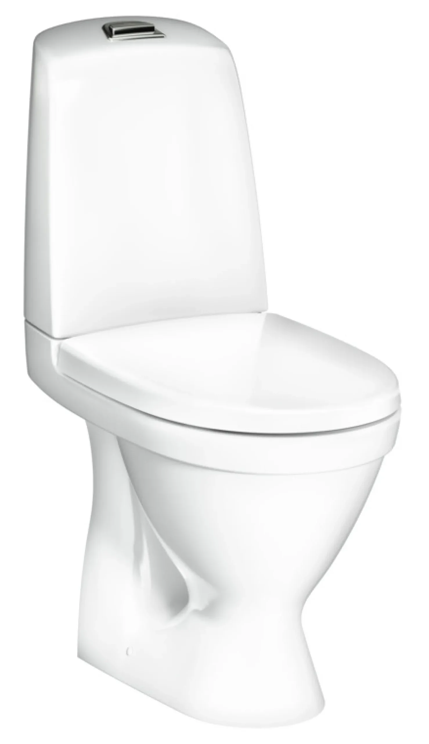 WC-istuin Gustavsberg Nautic 1510 Hygienic Flush piilo-P kaksoishuuhtelu Soft Close kansi