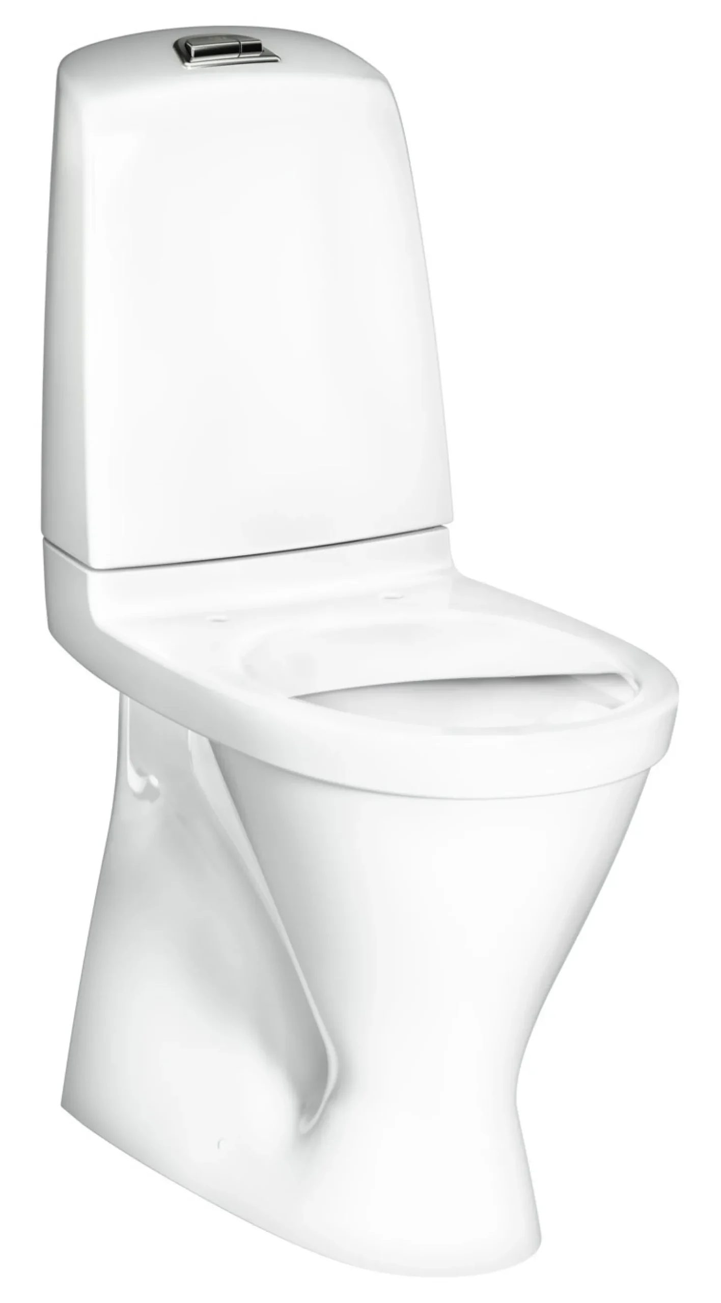WC-istuin Gustavsberg Nautic 1546 Hygienic Flush korotettu piilo-S ilman kantta