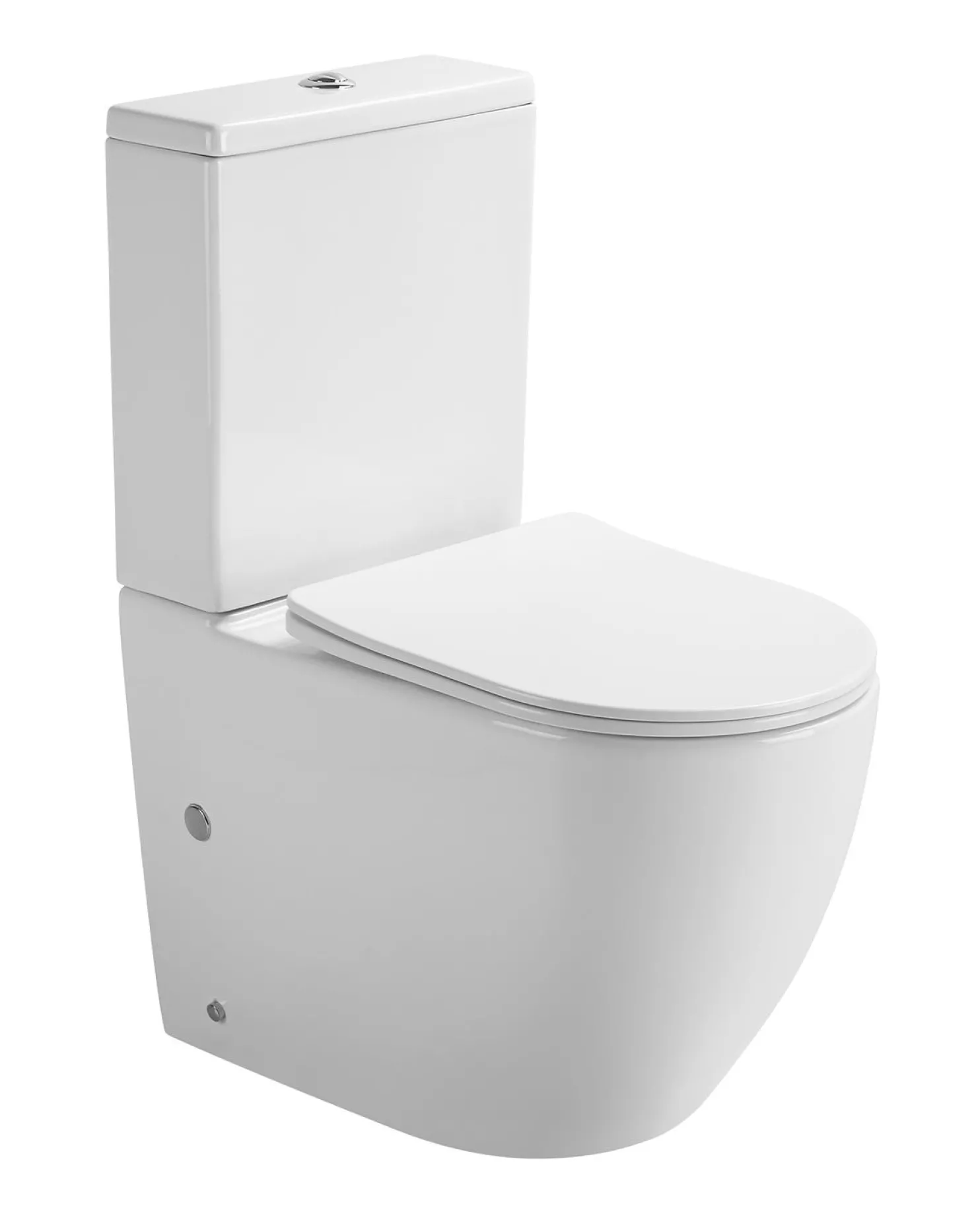 WC-istuin Interia Pacho Rimless, soft-close -kannella, eri värejä