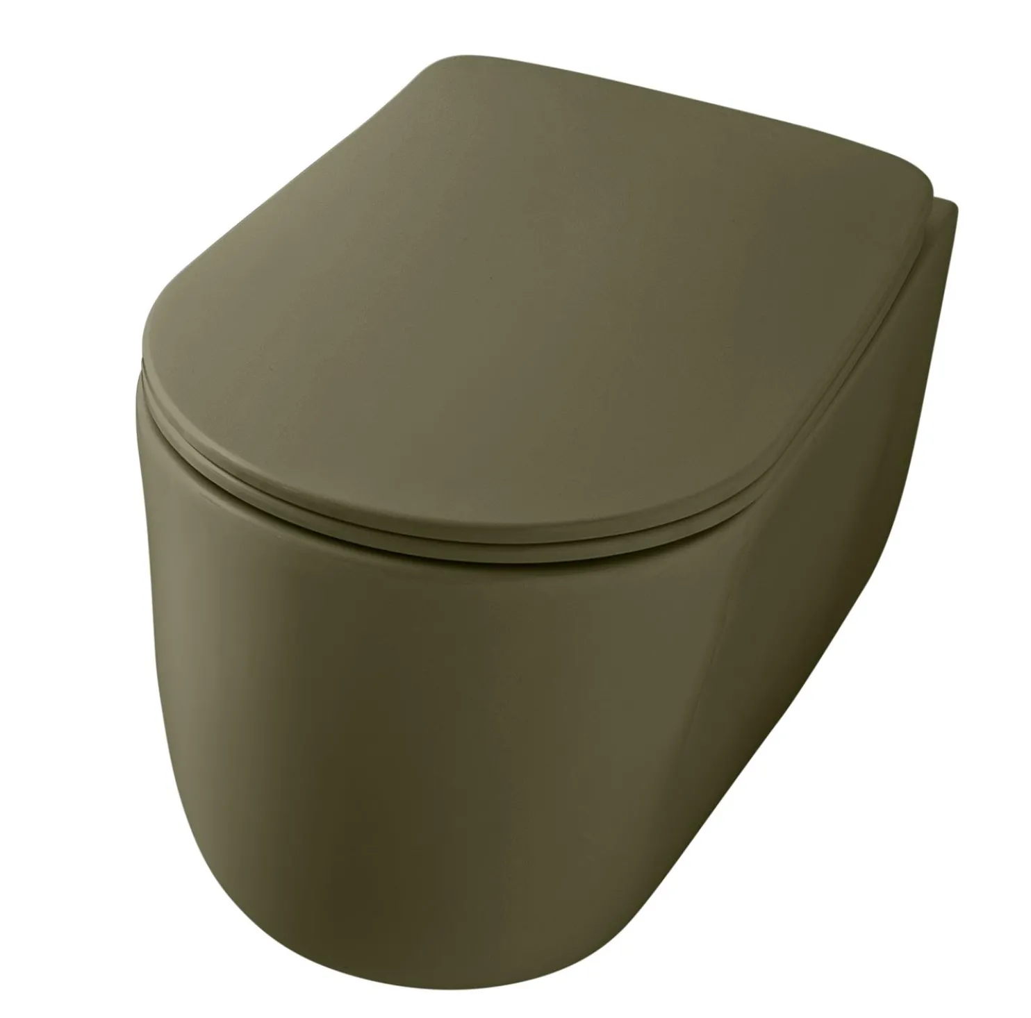 WC-istuin Kerasan Nolita 5314 Rimless seinämalli matta eri värejä