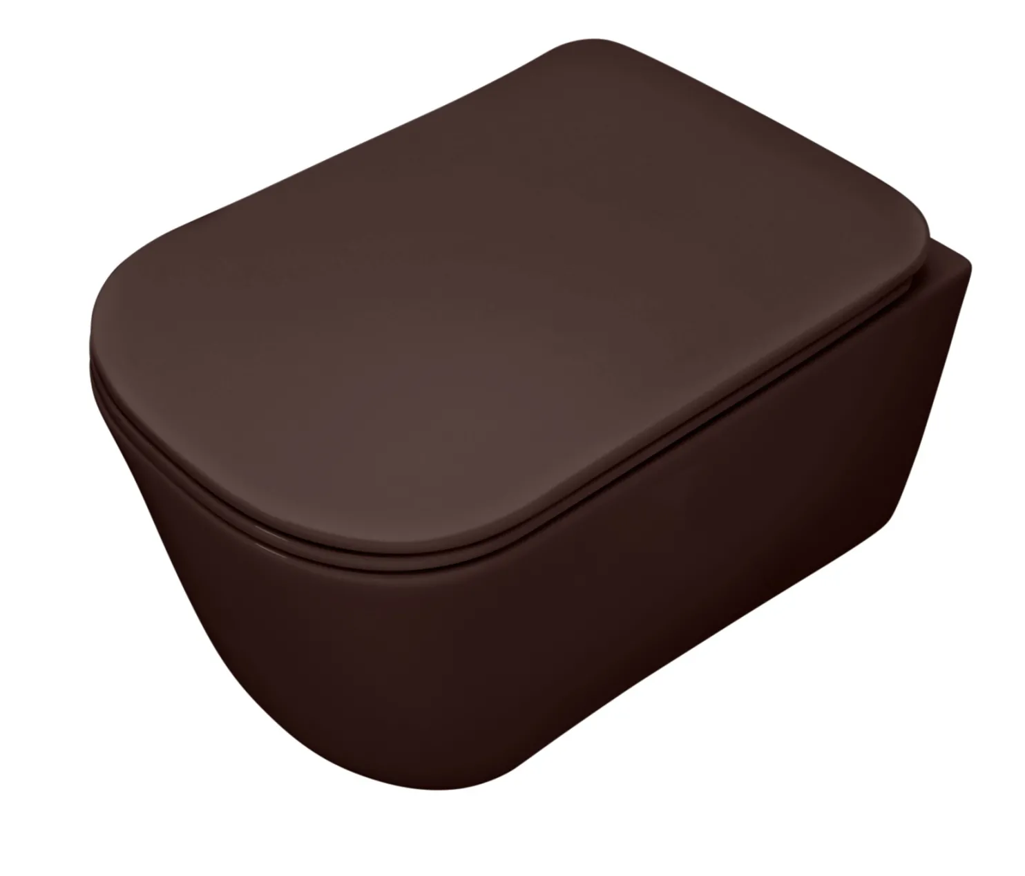 WC-istuin Kerasan Tribeca Rimless 5114 Rimless seinämalli matta eri värejä