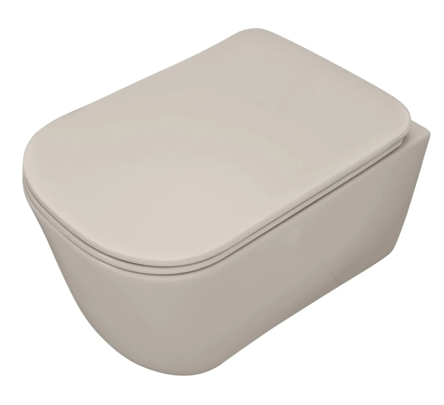 WC-istuin Kerasan Tribeca Rimless 5114 Rimless seinämalli matta eri värejä