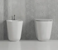 WC-istuin Kerasan Tribeca Rimless 5118 lattiamalli valkoinen