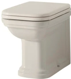 WC-istuin Kerasan Waldorf 4118 lattiamalli S/P-lukko valkoinen