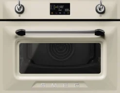 Yhdistelmämikroaaltouuni Smeg SO4902M1P 60cm beige