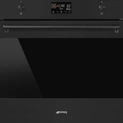Yhdistelmämikroaaltouuni Smeg SO6302M2N, 59.7cm, musta