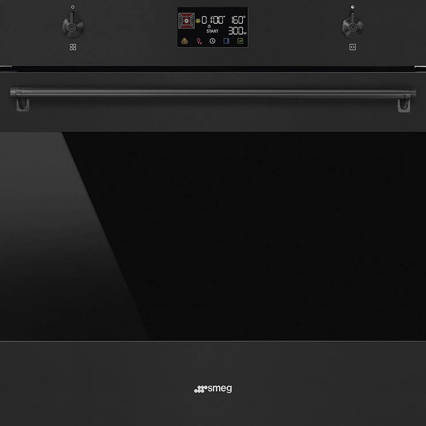Yhdistelmämikroaaltouuni Smeg SO6302M2N, 59.7cm, musta