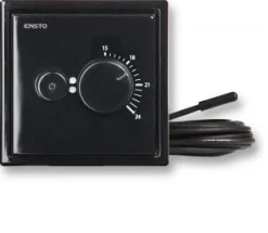 Yhdistelmätermostaatti Ensto ECO16BT-IN-SW 16A IP30 U musta