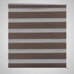 Zebra rullakaihdin 50 x 100 cm kahvinruskea