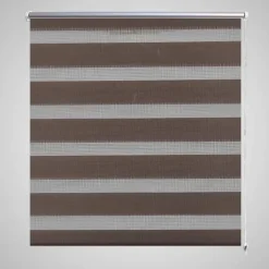 Zebra rullakaihdin 140 x 175 cm kahvinruskea